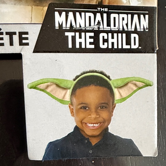 Star Wars The Child Green and Cream Ears Headband - Picture 2 of 4